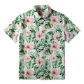 Unisex cotton shirt with Japanese art