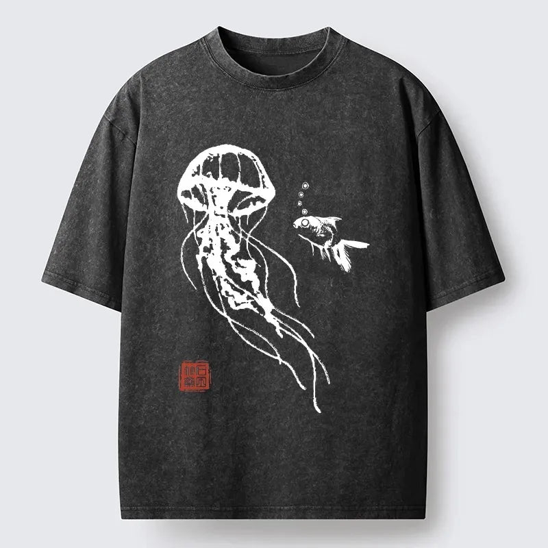 Traditional Ukiyo-e Style T-Shirt Gift Idea