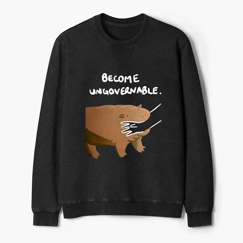 Funny Moo Deng Japanese Sweatshirt for Daily Wear