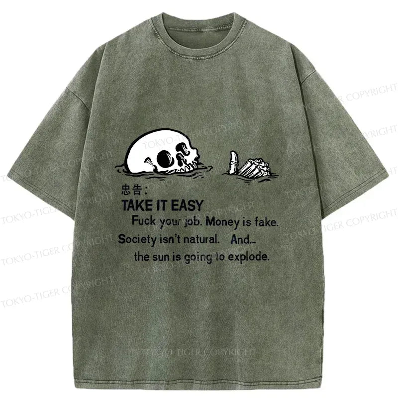 Skull Japanese Streetwear T-Shirt