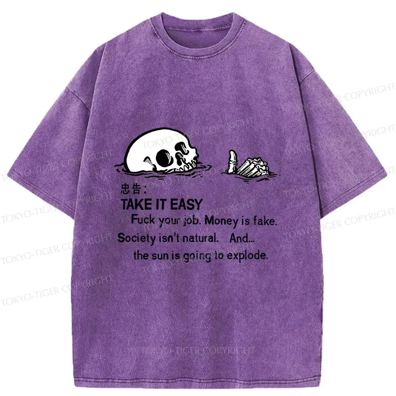 Skull Japanese Streetwear T-Shirt