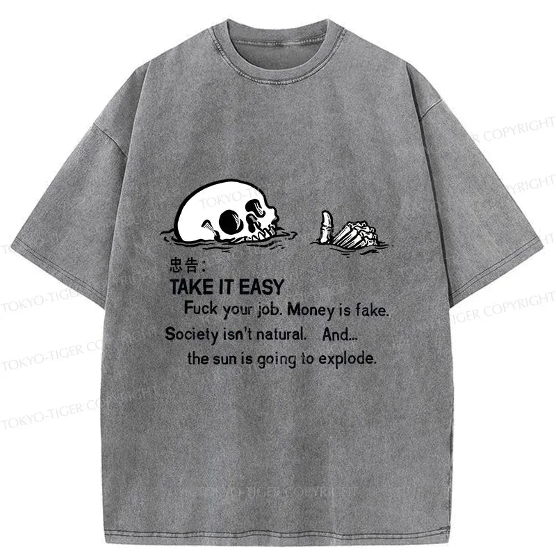Skull Japanese Streetwear T-Shirt
