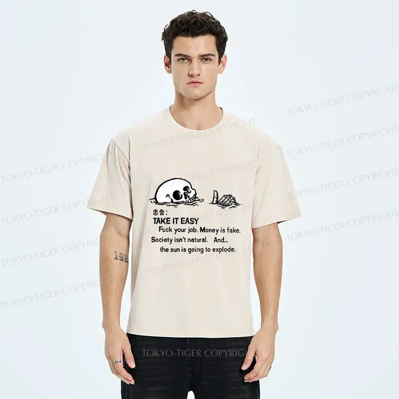 Unisex Washed T-Shirt for Casual