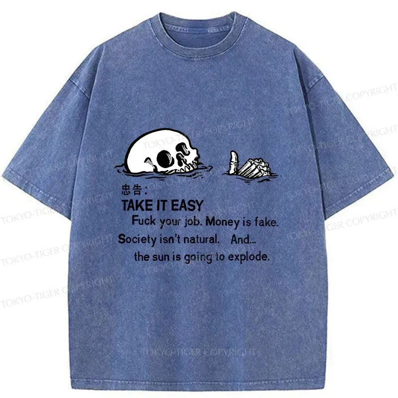 Skull Japanese Streetwear T-Shirt
