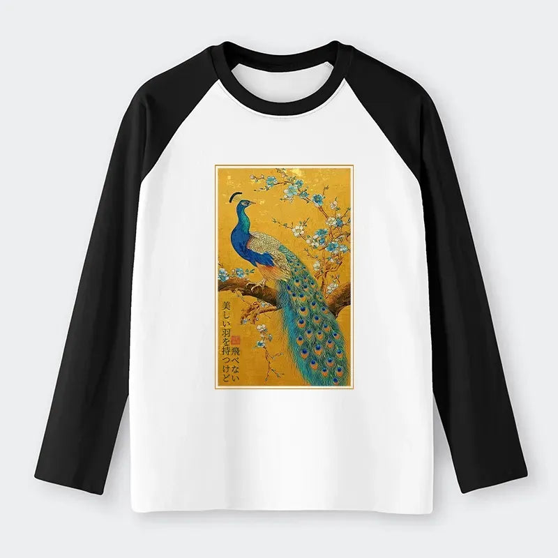 Japanese Ukiyo-e Raglan Long Sleeve