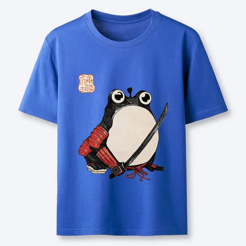 classic samurai frog t-shirt for men