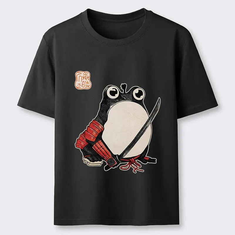 Kyoto-Lion Silly Samurai Frog Classic T-Shirt