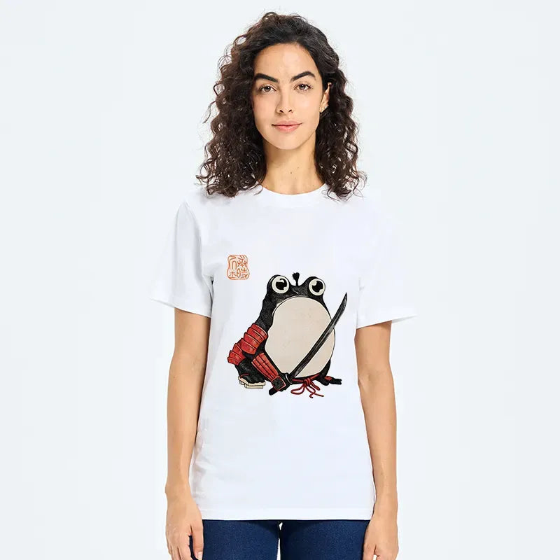 Kyoto-Lion Silly Samurai Frog Classic T-Shirt