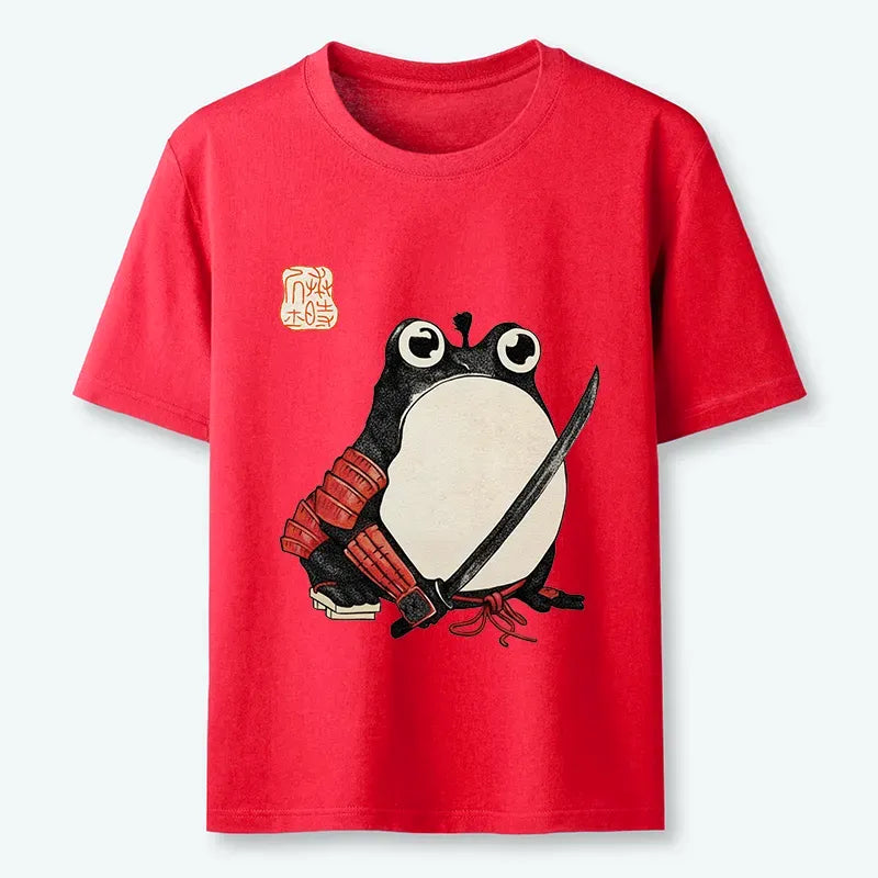 Kyoto-Lion Silly Samurai Frog Classic T-Shirt