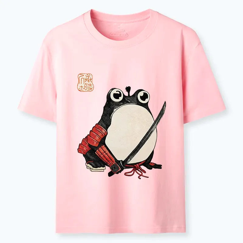 Kyoto-Lion Silly Samurai Frog Classic T-Shirt