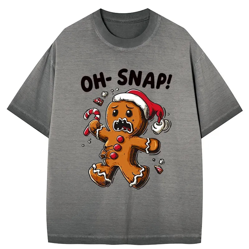 Gradient Washed T-Shirt for Christmas Gift