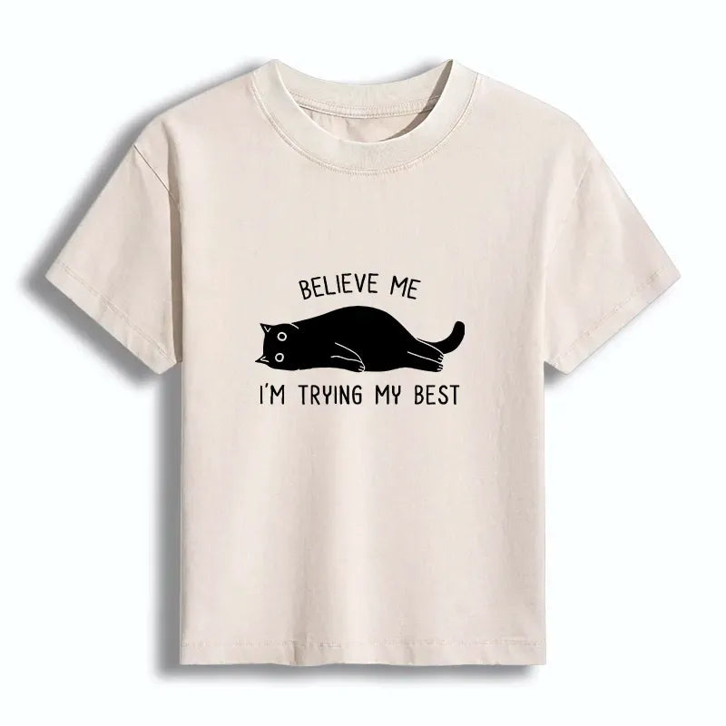 Women's vintage Japanese t-shirt for daily wear