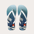 Great Wave off Fuji flip flops for summer