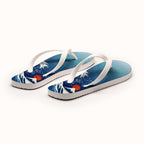 Japanese ukiyo-e flip flops vacation style
