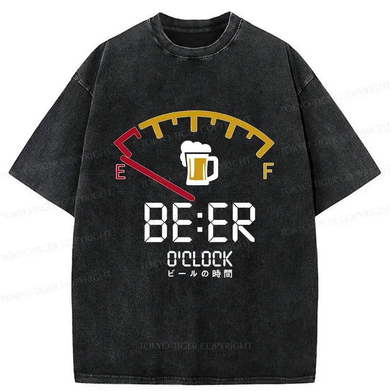 Kyoto-Lion Beer Time Washed T-Shirt