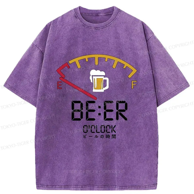 Japanese Vintage Washed T-Shirt for Streetwear