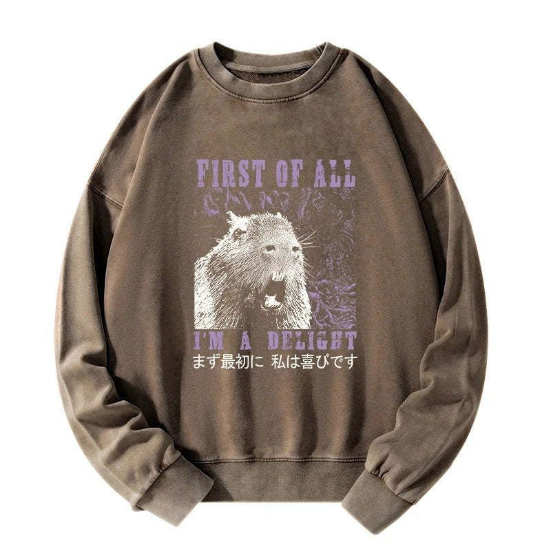 Kyoto Lion Comfortable Sweatshirt for Gift