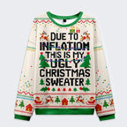 ugly christmas sweatshirt for men holiday party
