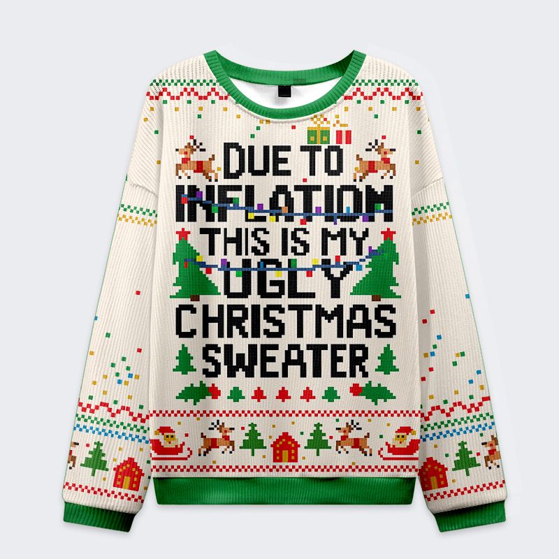 ugly christmas sweatshirt for men holiday party