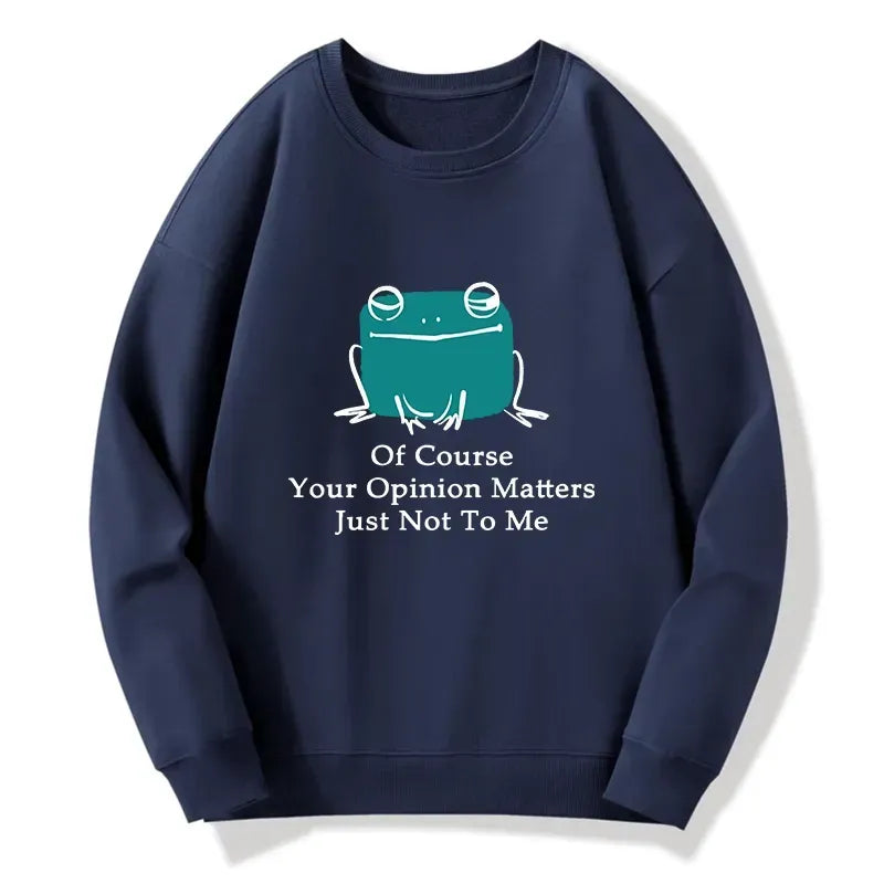 Kyoto-Lion Cool Frog Unbothered By Others Opinions Classic Sweatshirt