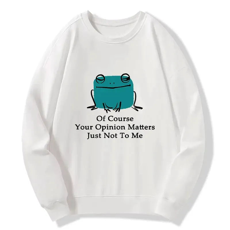 Kyoto-Lion Cool Frog Unbothered By Others Opinions Classic Sweatshirt