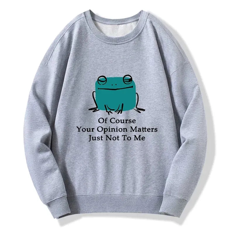 Kyoto-Lion Cool Frog Unbothered By Others Opinions Classic Sweatshirt