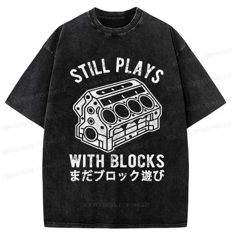 kyoto lion washed tee for casual gift idea