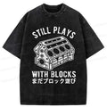 kyoto lion washed tee for casual gift idea