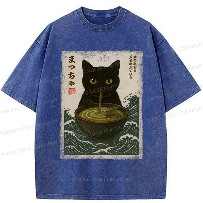Ukiyo-e Matcha Wave Unisex Tee