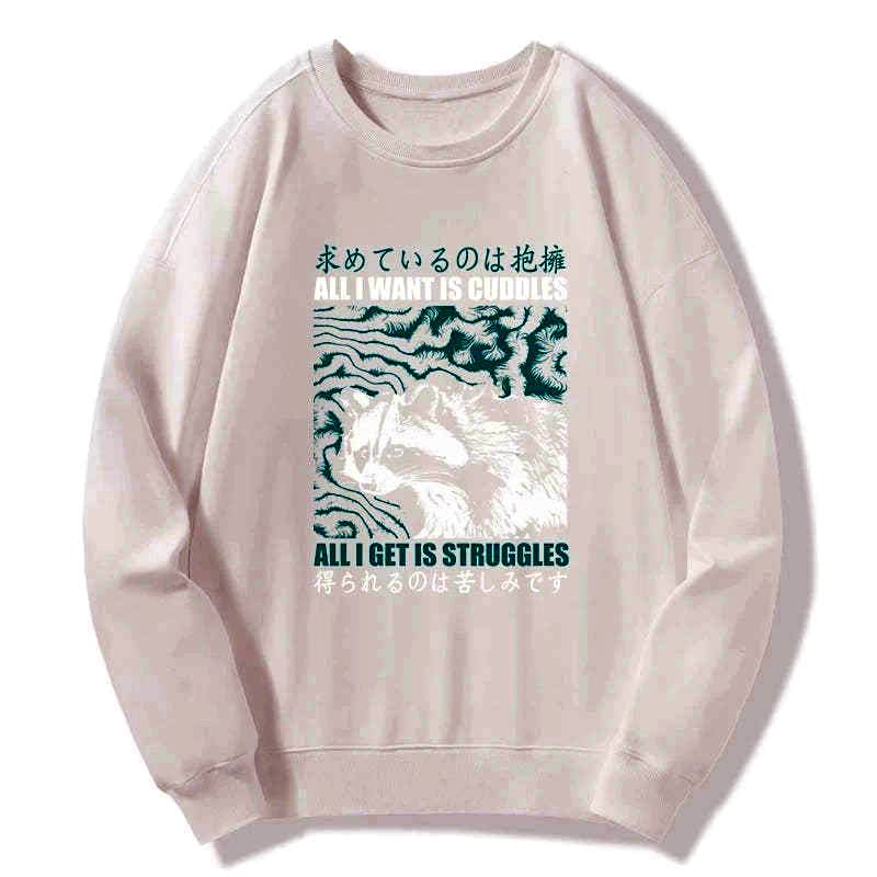 Japanese vintage sweatshirt for daily wear