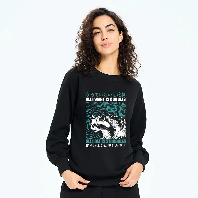 Japanese vintage sweatshirt for daily wear