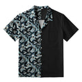 Kyoto-Lion Floral Serpent Aloha Hawaiian Shirt