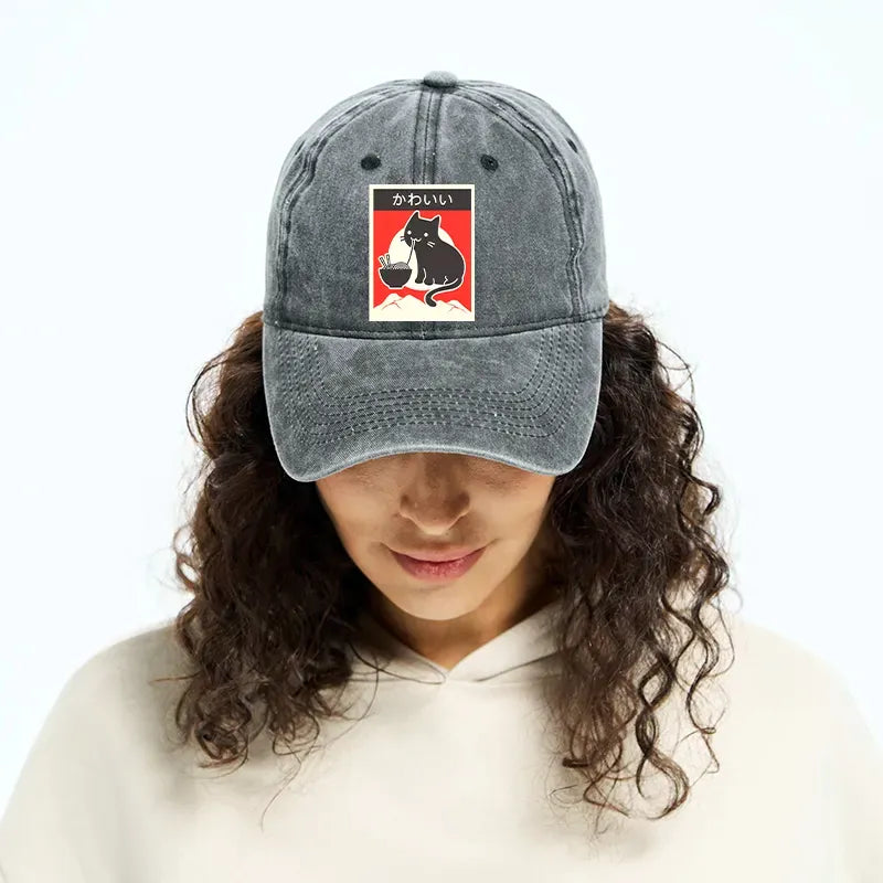 Kawaii Japanese cap for street style
