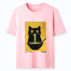Kyoto Lion Cat T-Shirt Daily Wear
