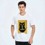 Black Cat Ramen T-Shirt Gift Idea