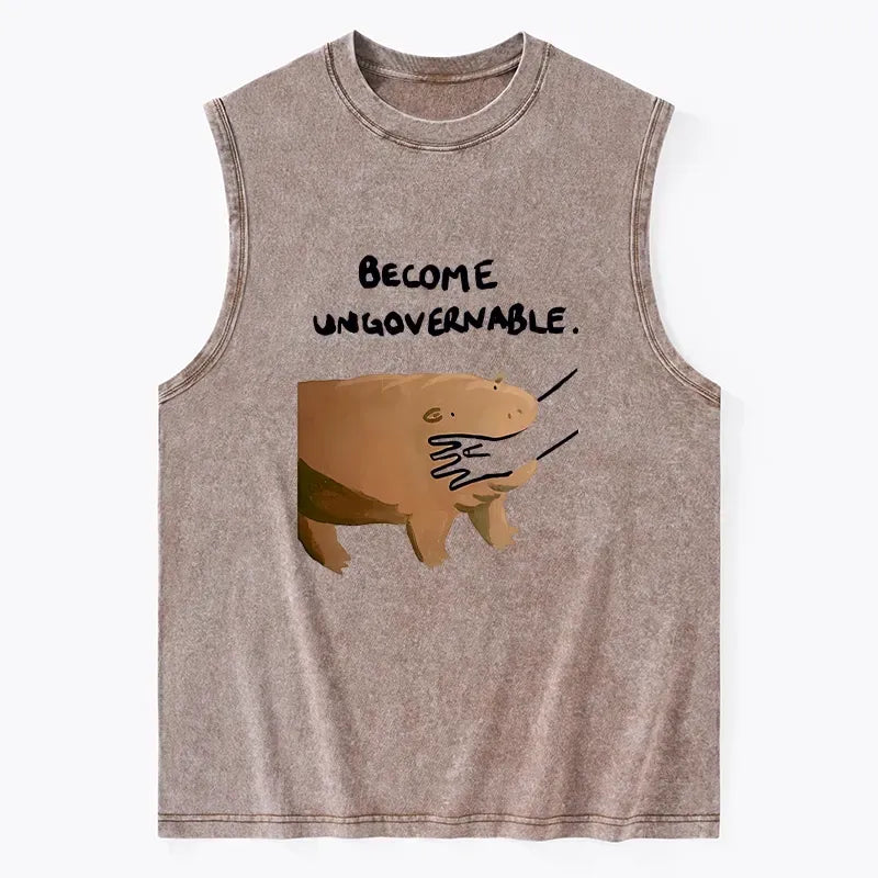 Retro summer tank for streetwear