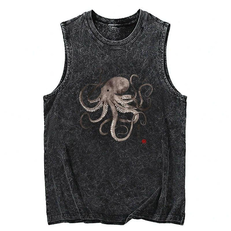 vintage Japanese art tank top