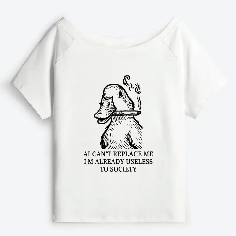 Japanese Vintage Duck Tee for Summer