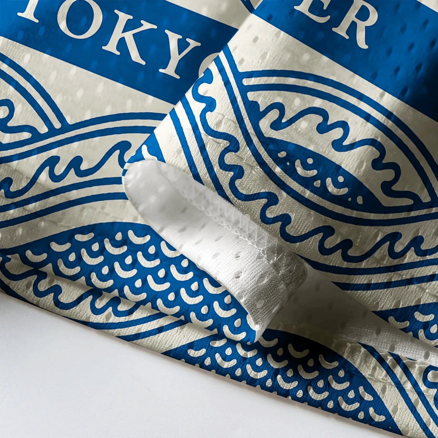 Japanese Porcelain Mesh Jersey for Streetwear