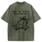 Kyoto-Lion Unisex Cotton Tee for Daily Wear
