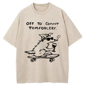 Kyoto-Lion Unisex Cotton Tee for Daily Wear