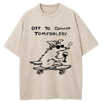 Kyoto-Lion Unisex Cotton Tee for Daily Wear