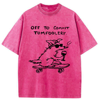 Kyoto-Lion Unisex Cotton Tee for Daily Wear