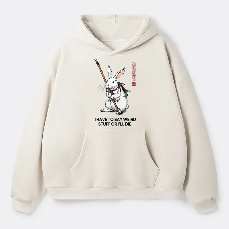 Vintage Rabbit Hoodie for Daily Wear
