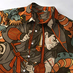 Ukiyo-e Samurai Shirt for Streetwear