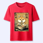 Funny Ramen Shiba Inu T-Shirt for Summer