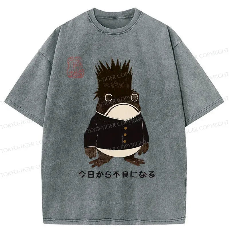Kyoto-Lion Going To Get Bad From Today Washed T-Shirt