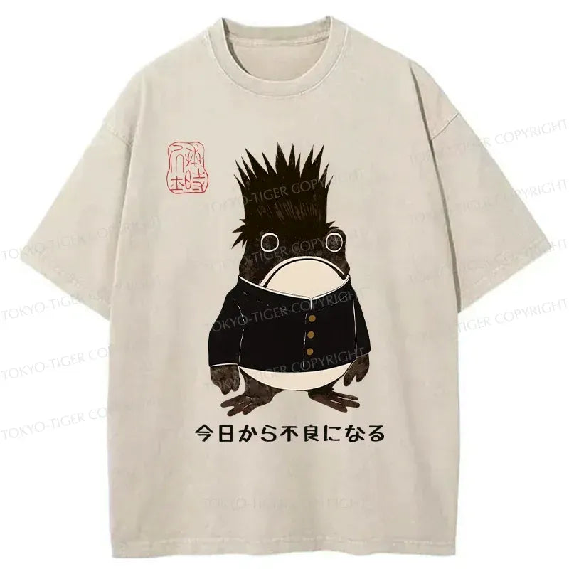 Japanese Vintage Lion Washed T-Shirt
