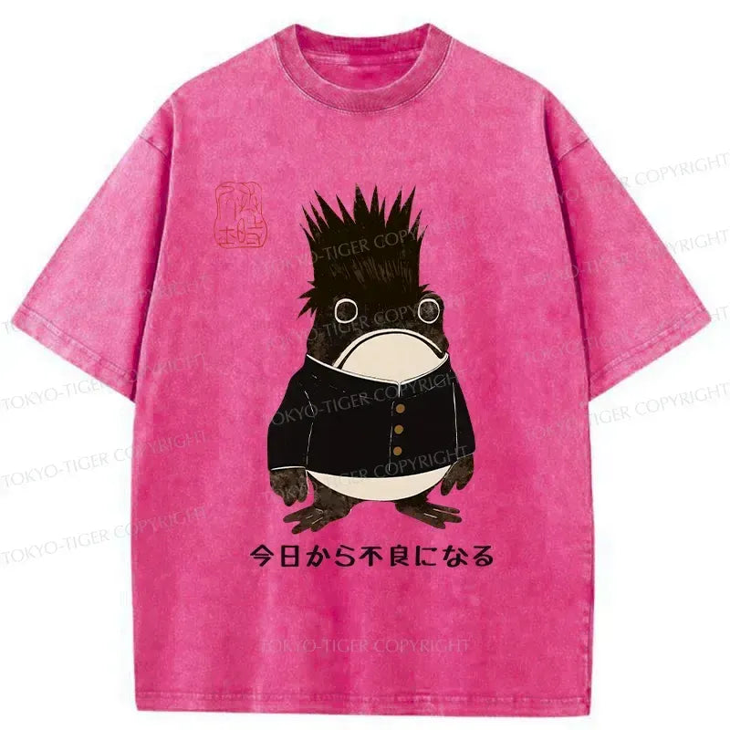 Kyoto-Lion Going To Get Bad From Today Washed T-Shirt