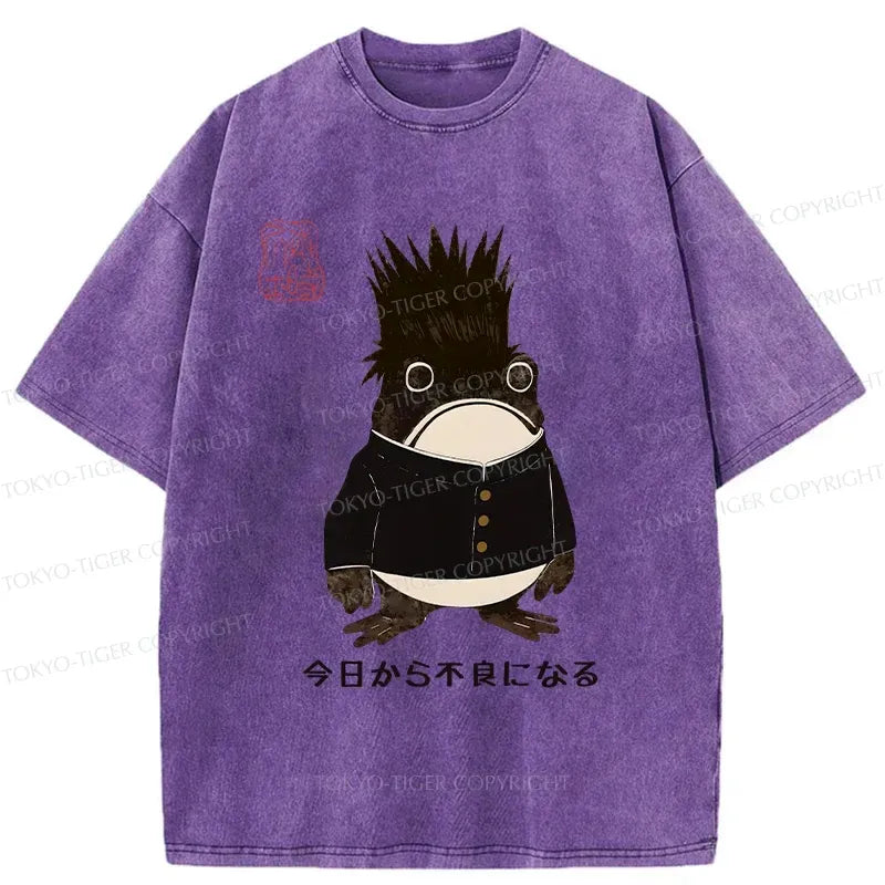 Kyoto-Lion Going To Get Bad From Today Washed T-Shirt
